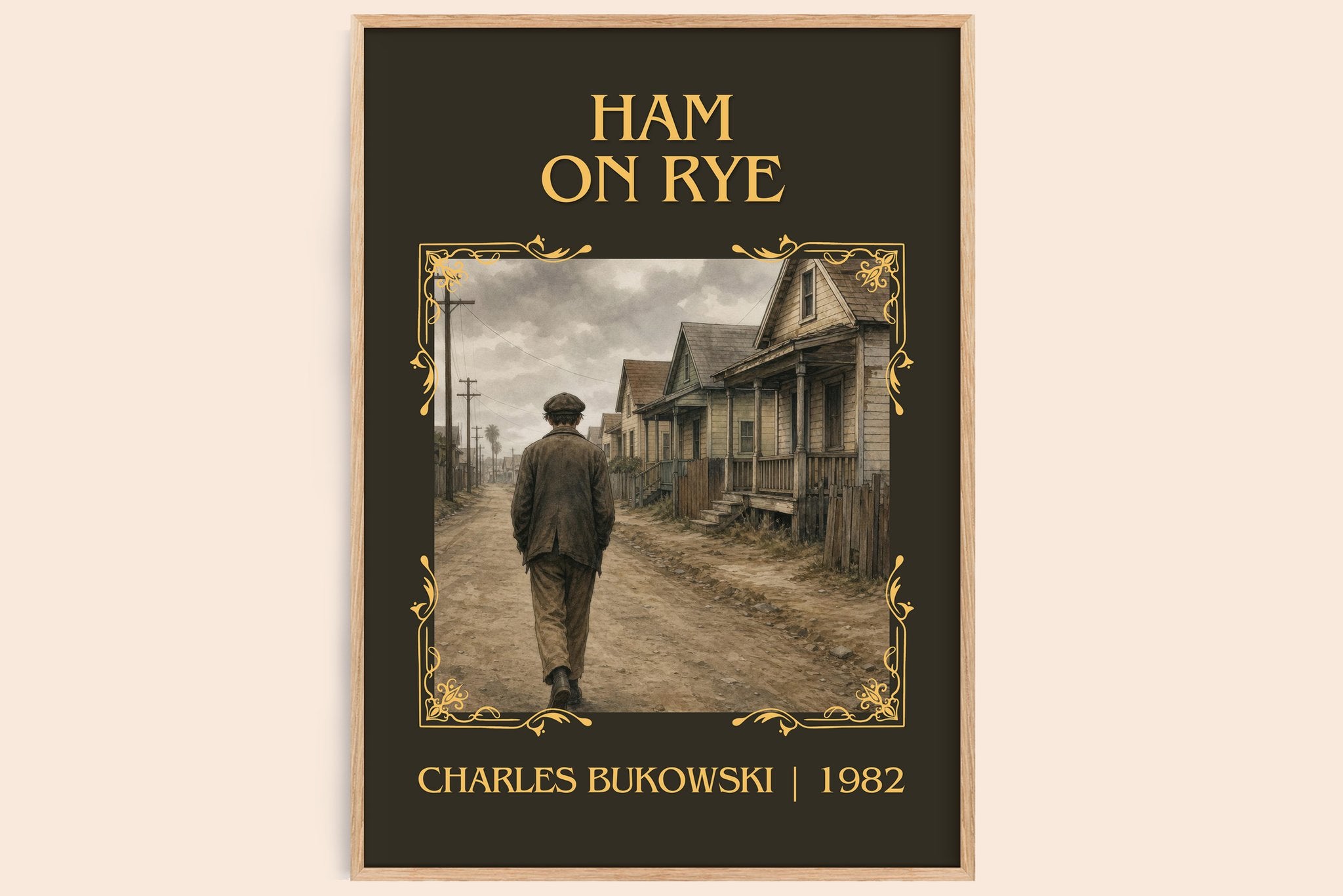 Ham on Rye Classic Book Art Print by Charles Bukowski