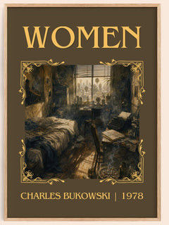 Women Classic Book Art Print by Charles Bukowski – image 1