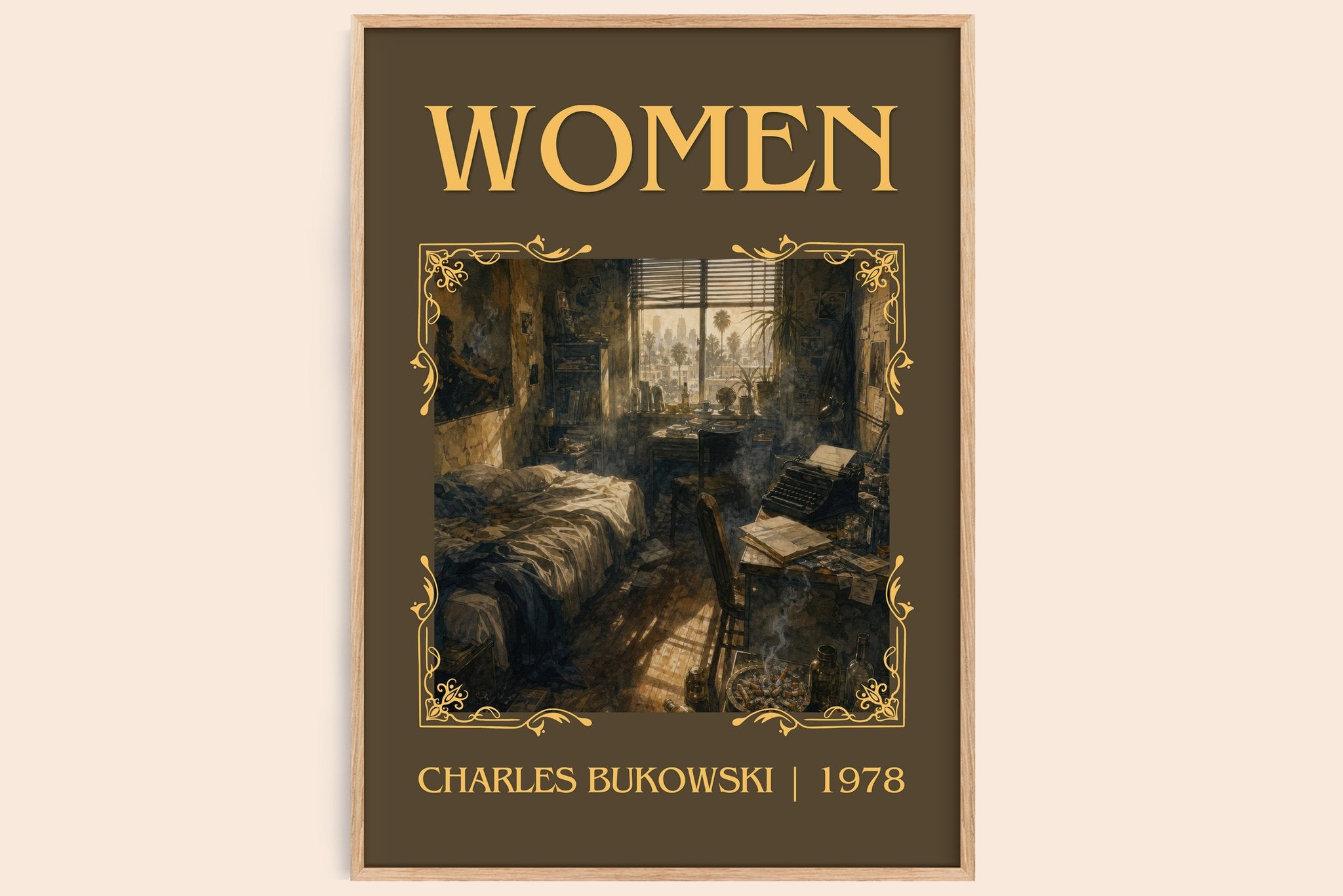 Women Classic Book Art Print by Charles Bukowski