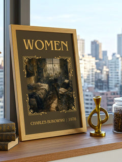 Women Classic Book Art Print by Charles Bukowski – image 3
