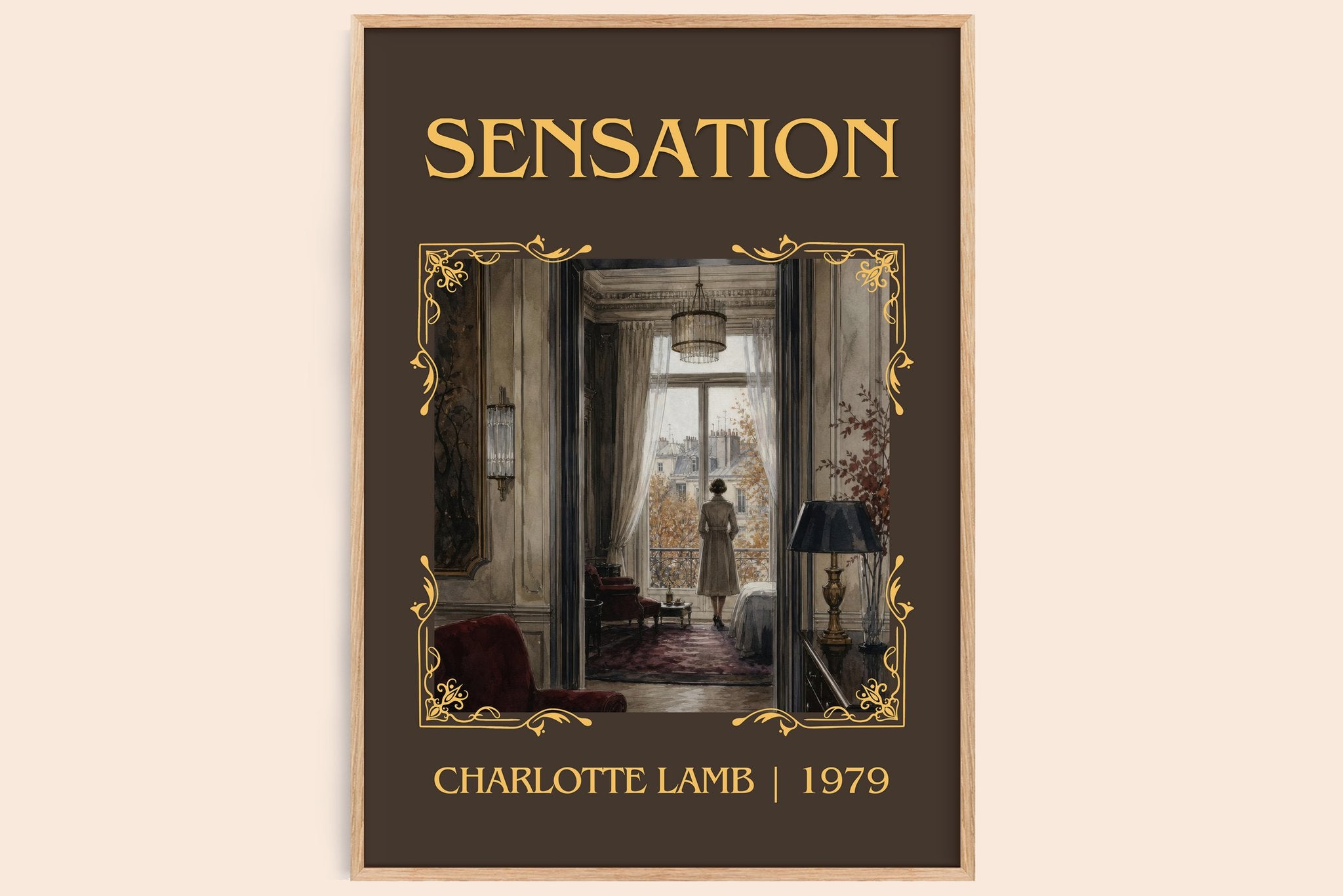 Sensation Classic Book Art Print by Charlotte Lamb
