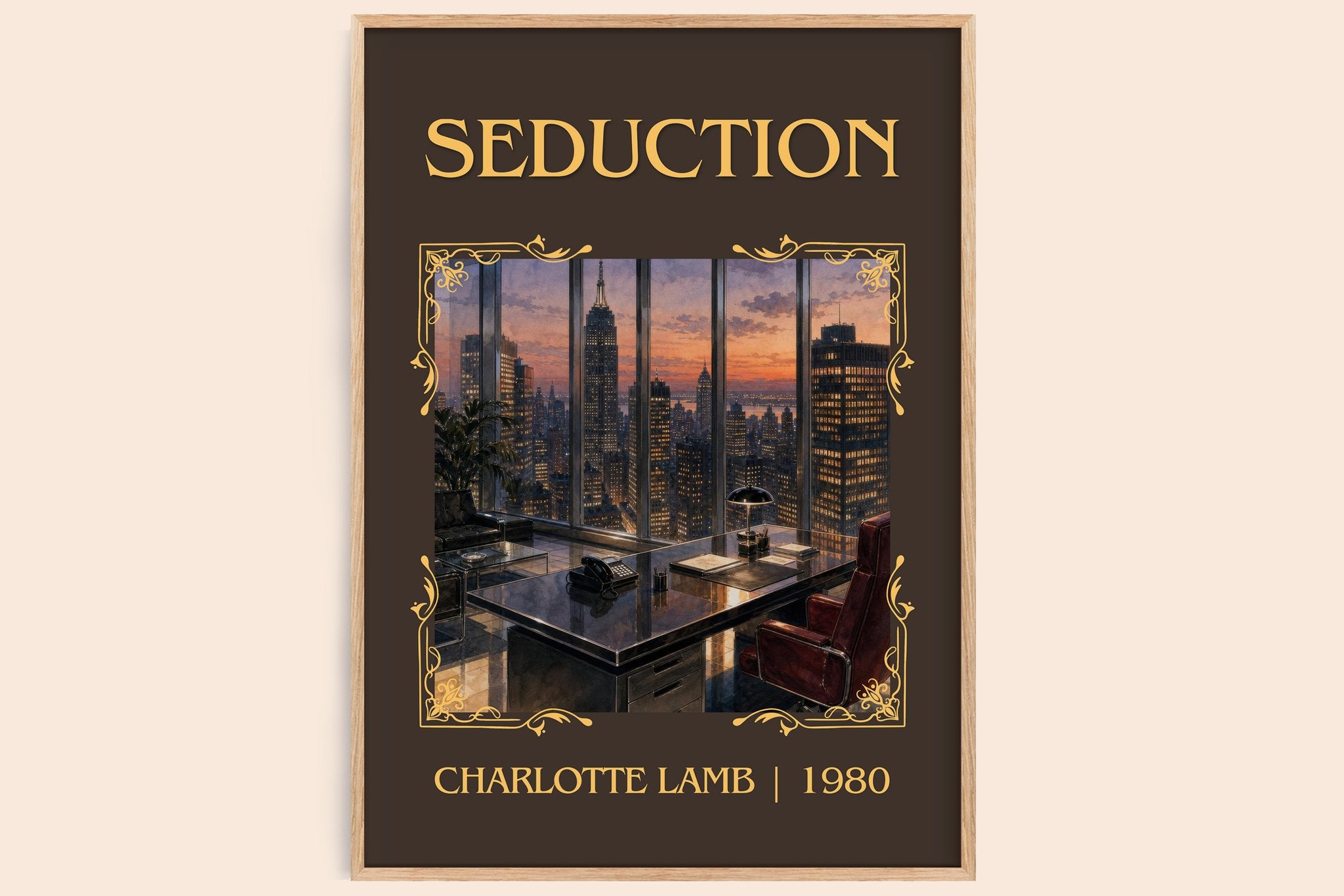 Seduction Classic Book Art Print by Charlotte Lamb