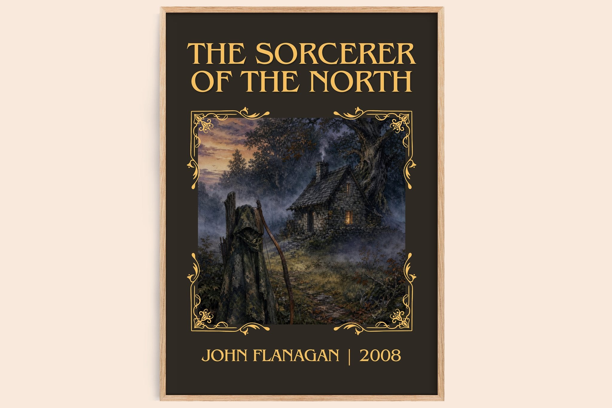 The Sorcerer of the North Classic Book Art Print by John Flanagan