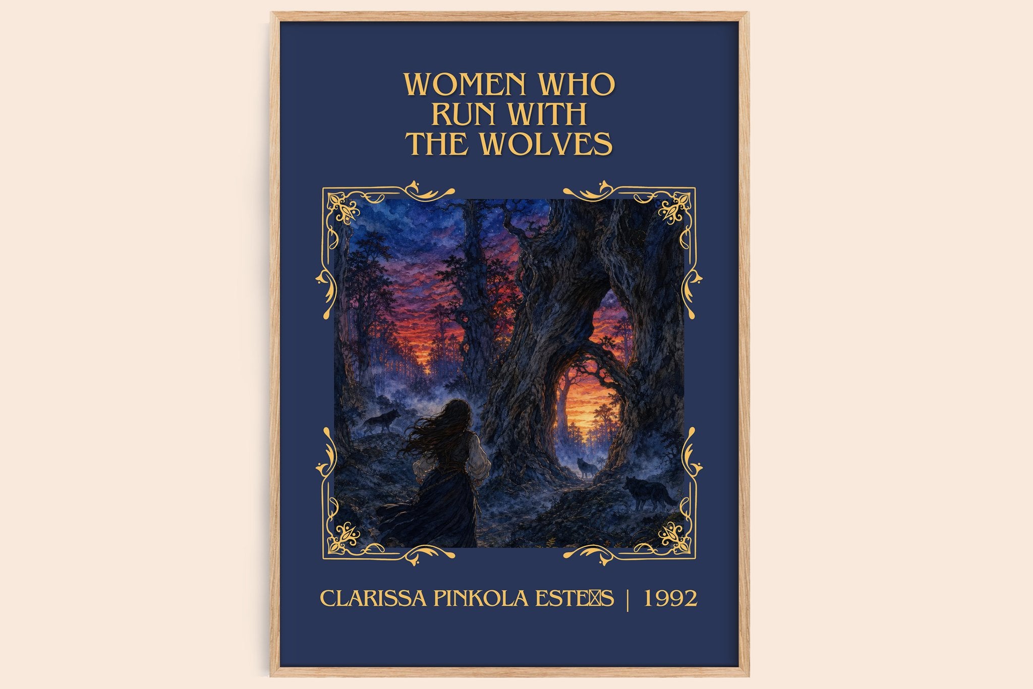 Women Who Run with the Wolves Classic Book Art Print by C. Estés