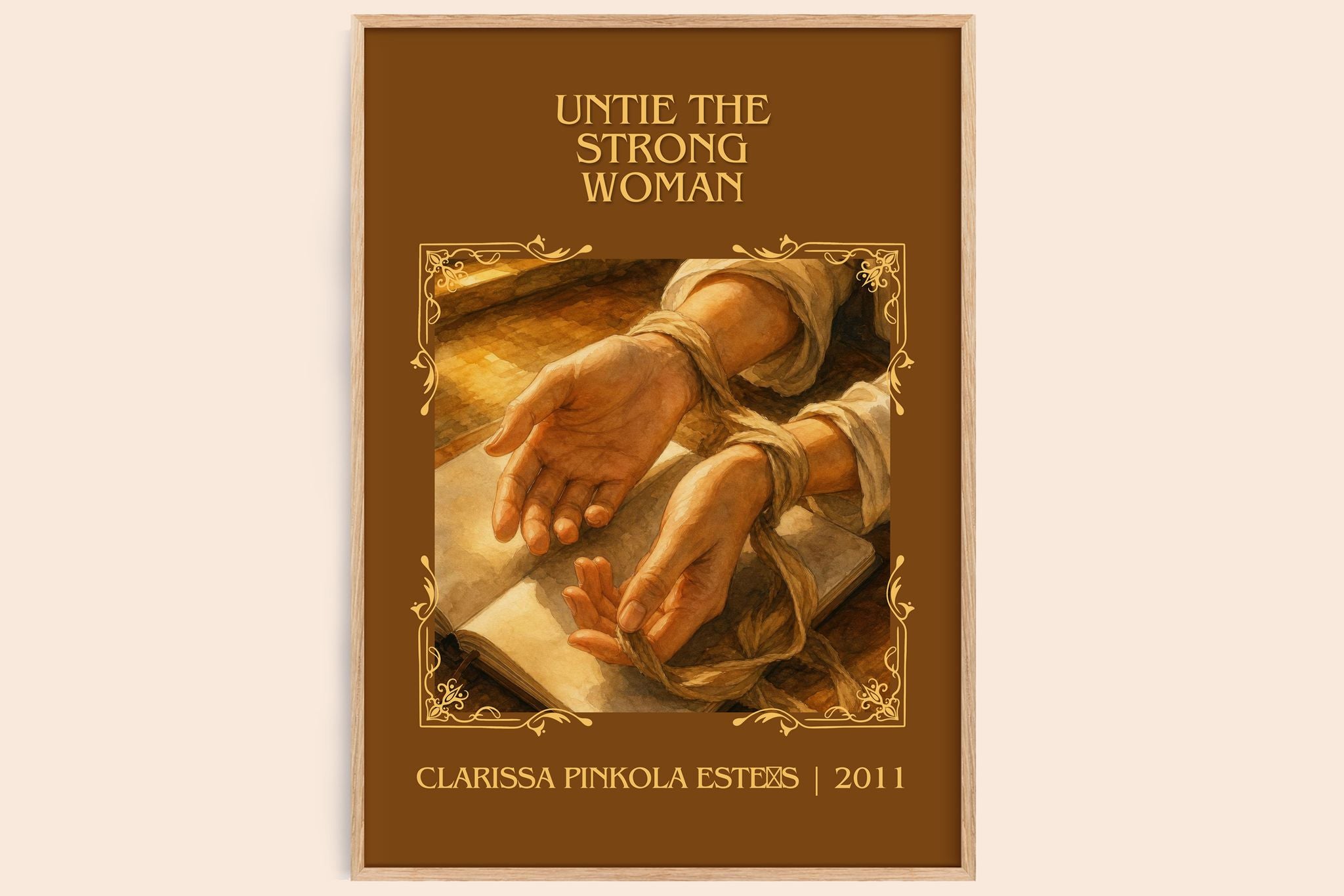 Untie the strong woman Classic Book Art Print by C. Estés