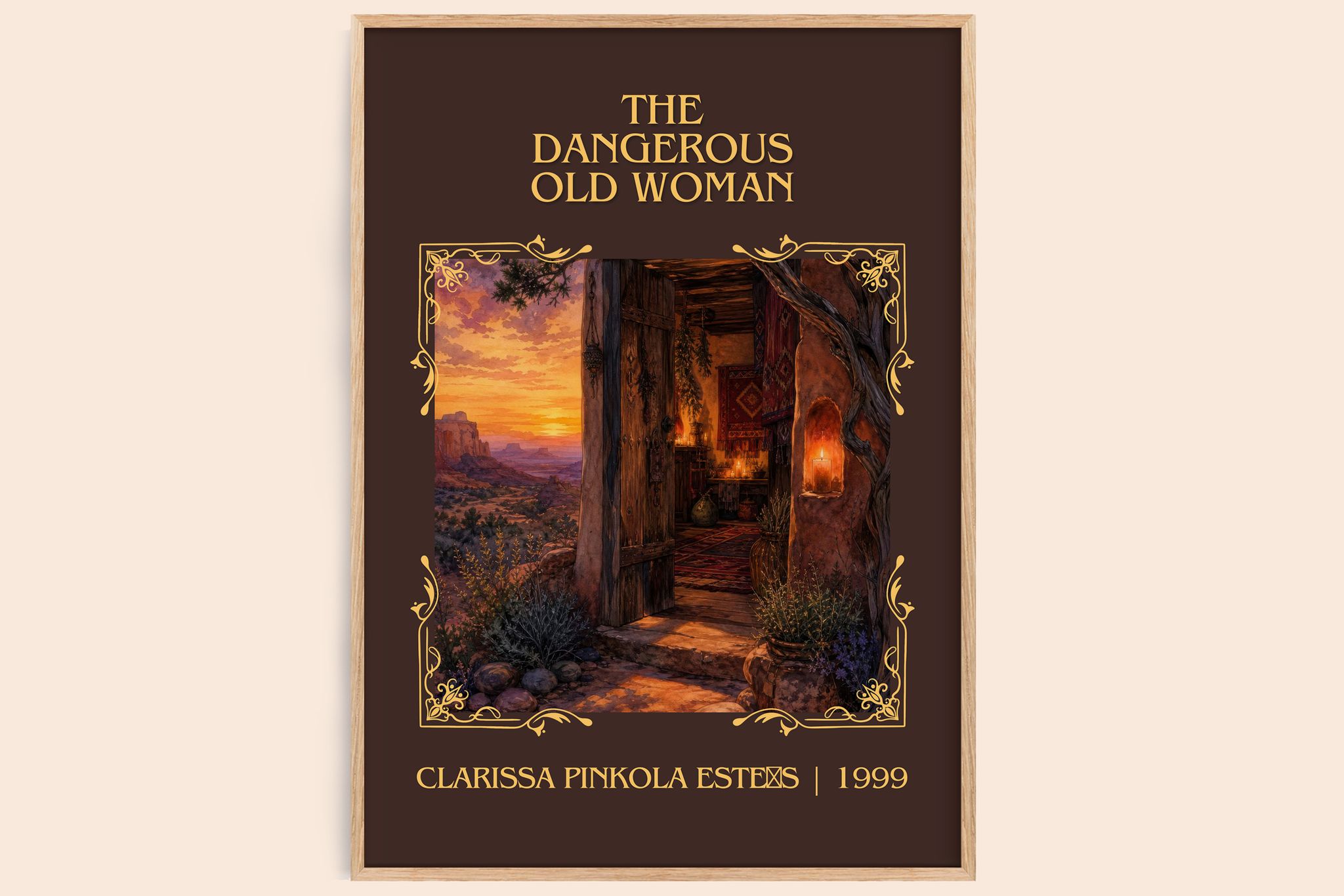 Dangerous Old Woman Classic Book Art Print by Clarissa Pinkola Estés