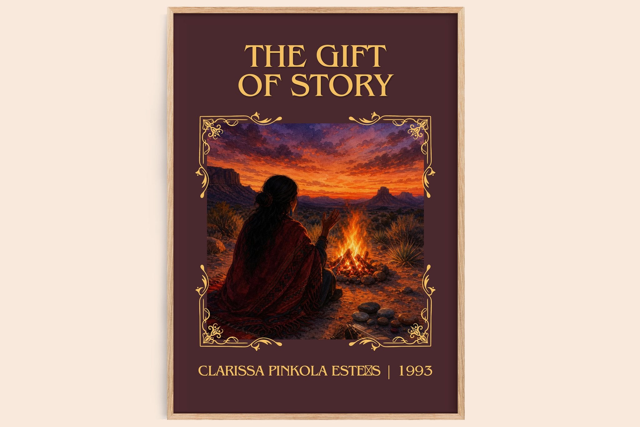 The gift of story Classic Book Art Print by Clarissa Pinkola Estés