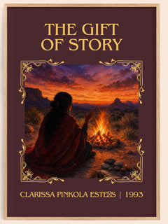 The gift of story Classic Book Art Print by Clarissa Pinkola Estés – book poster