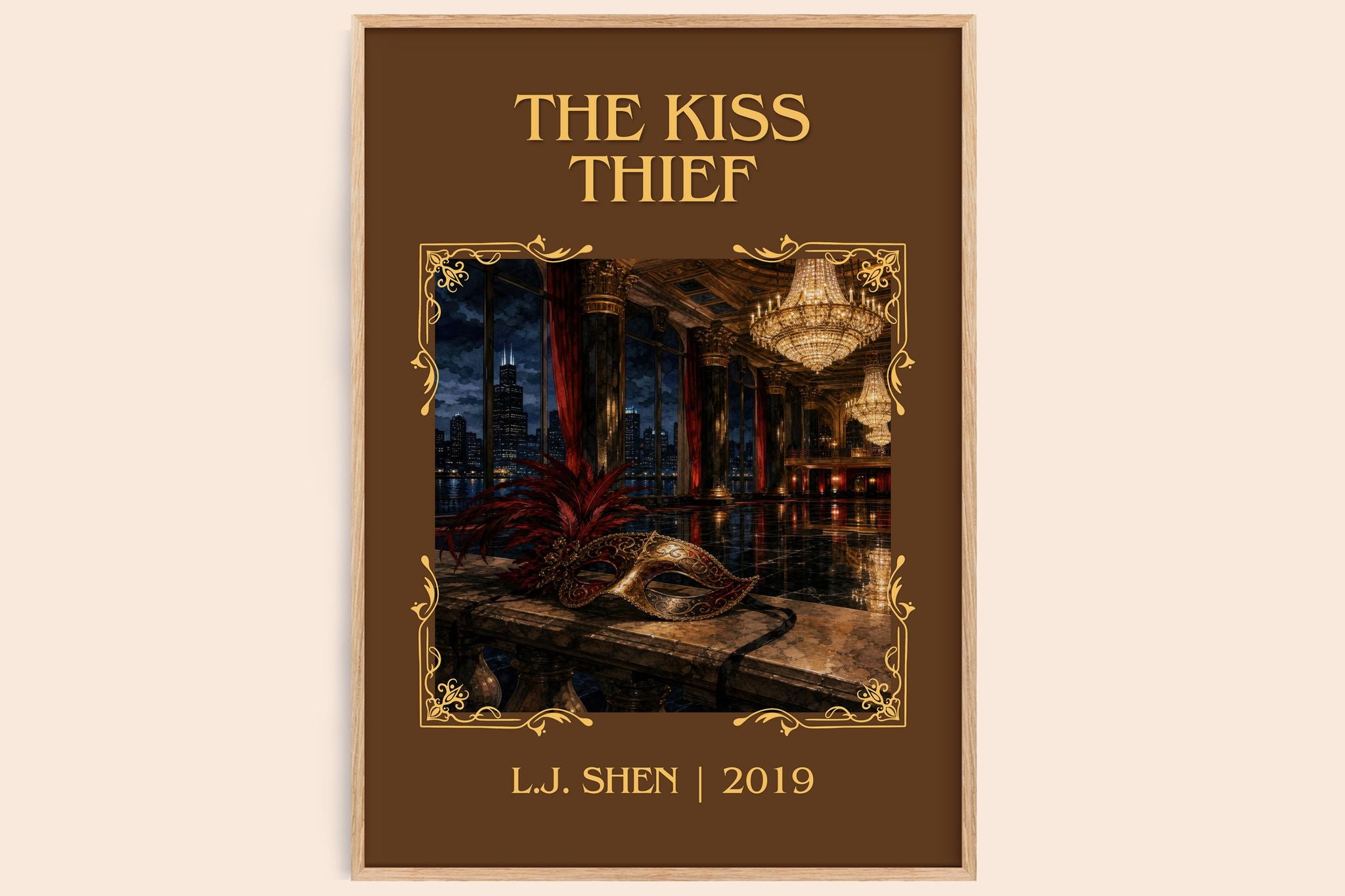 The Kiss Thief Classic Book Art Print by L.J. Shen