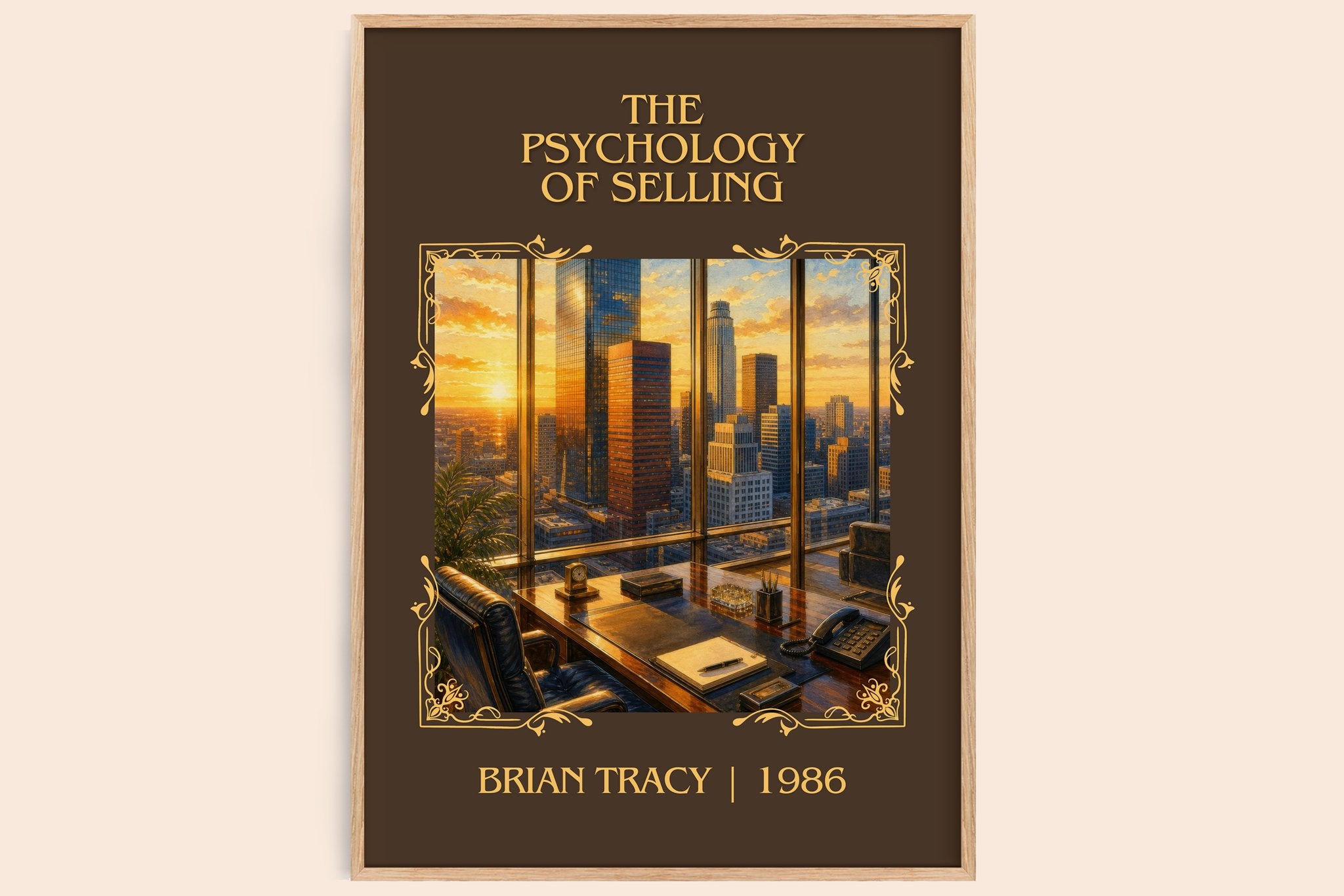 The Psychology of Selling Classic Book Art Print by Brian Tracy