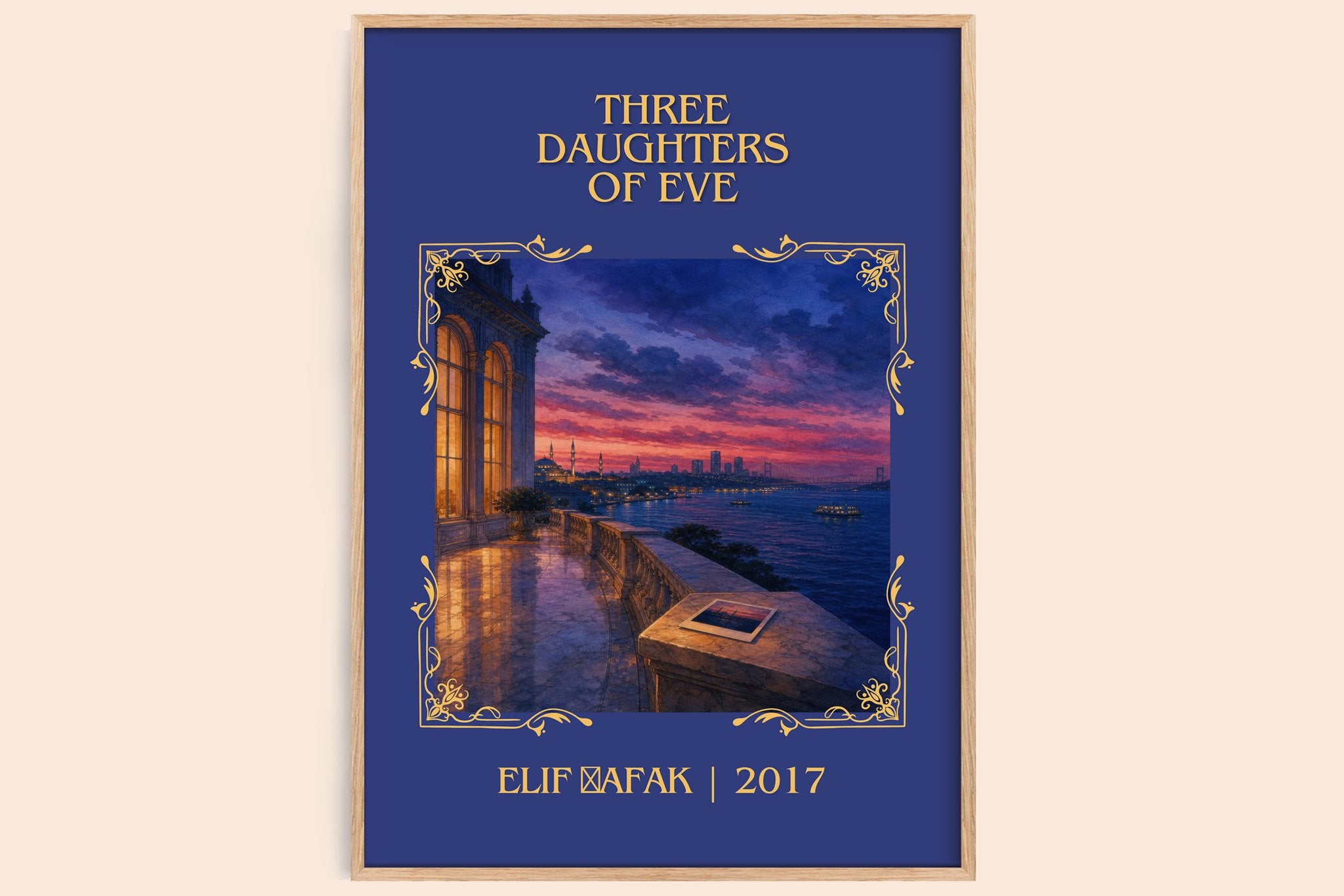 Three Daughters of Eve Classic Book Art Print by Elif Şafak