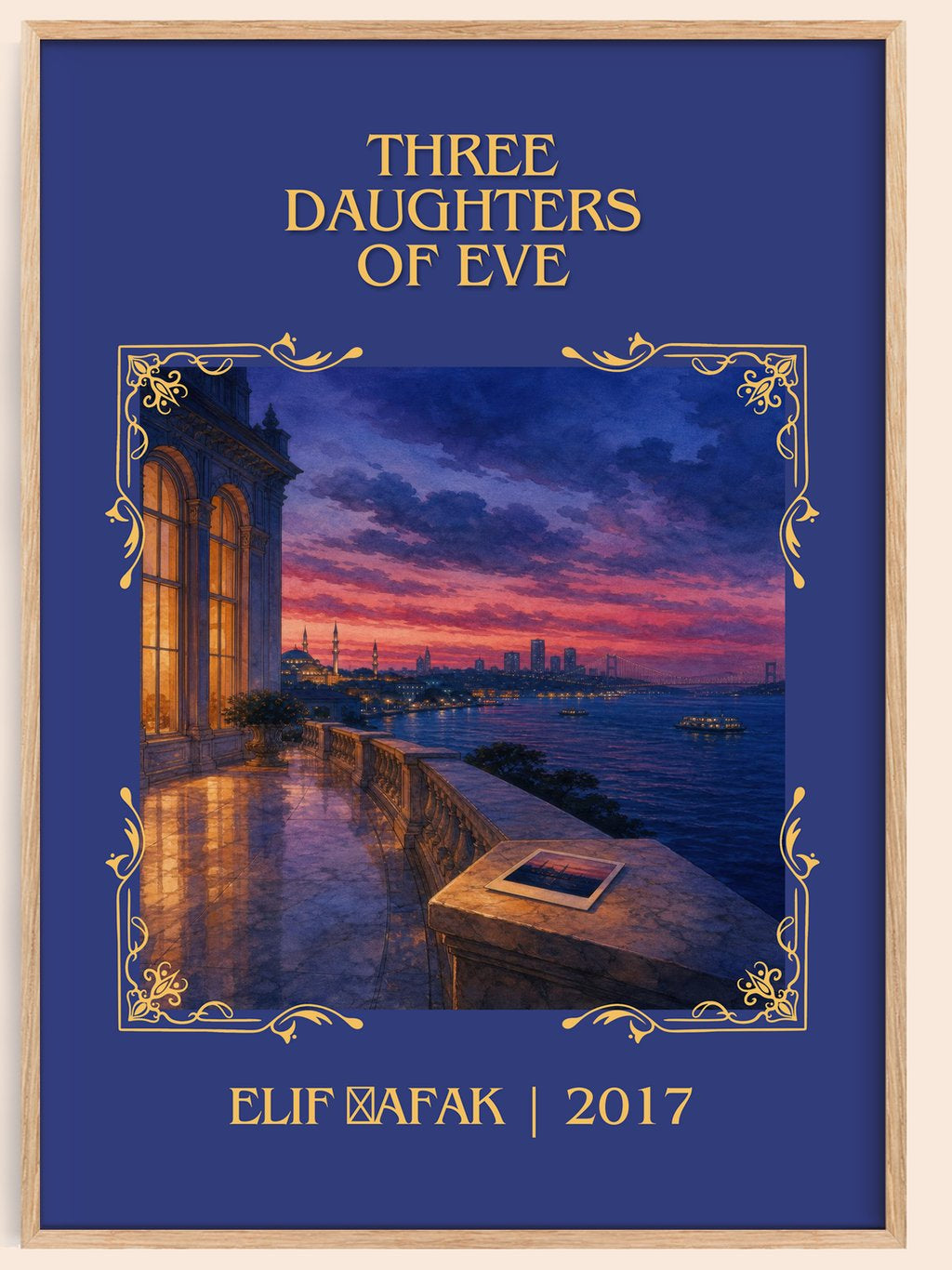 Three Daughters of Eve Classic Book Art Print by Elif Şafak – book poster