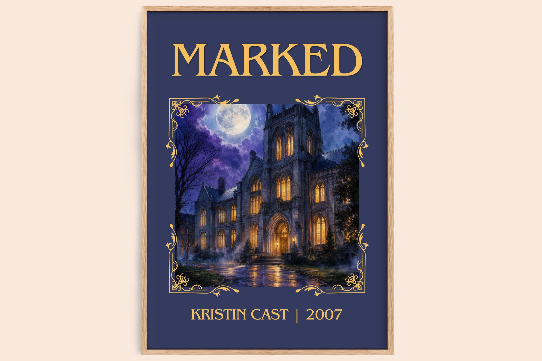 Marked Classic Book Art Print by Kristin Cast