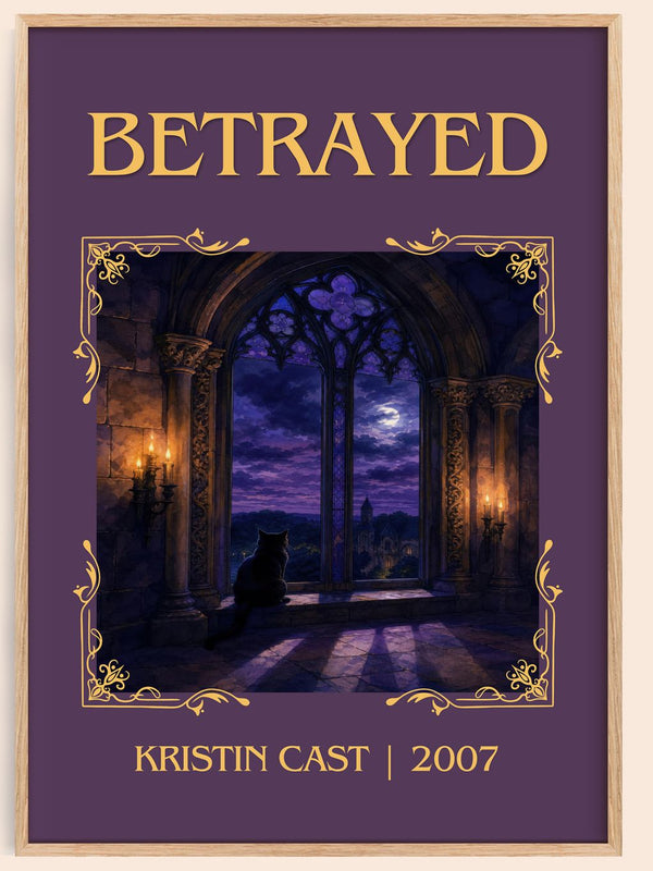 Betrayed Classic Book Art Print by Kristin Cast – book poster