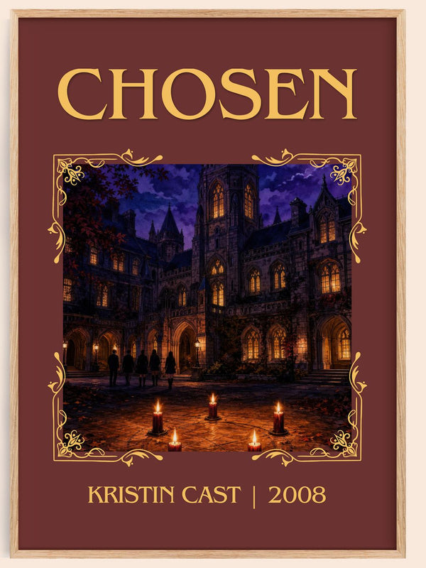 Chosen Classic Book Art Print by Kristin Cast – book poster