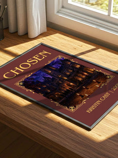Chosen Classic Book Art Print by Kristin Cast – print on a sunlit desk