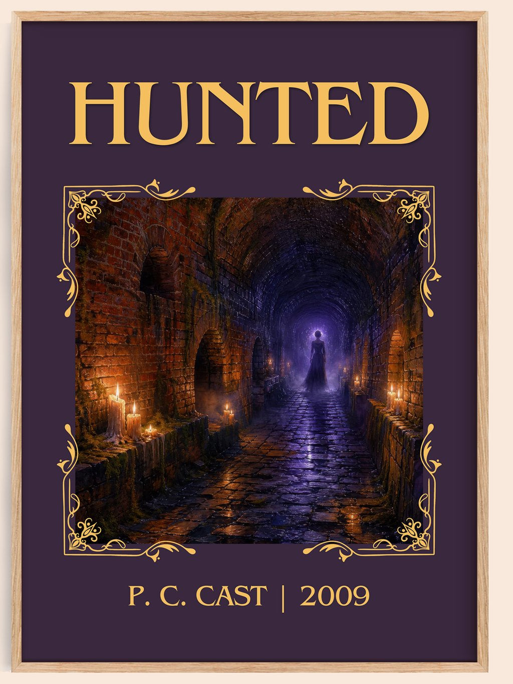 Hunted Classic Book Art Print by P. C. Cast – book poster