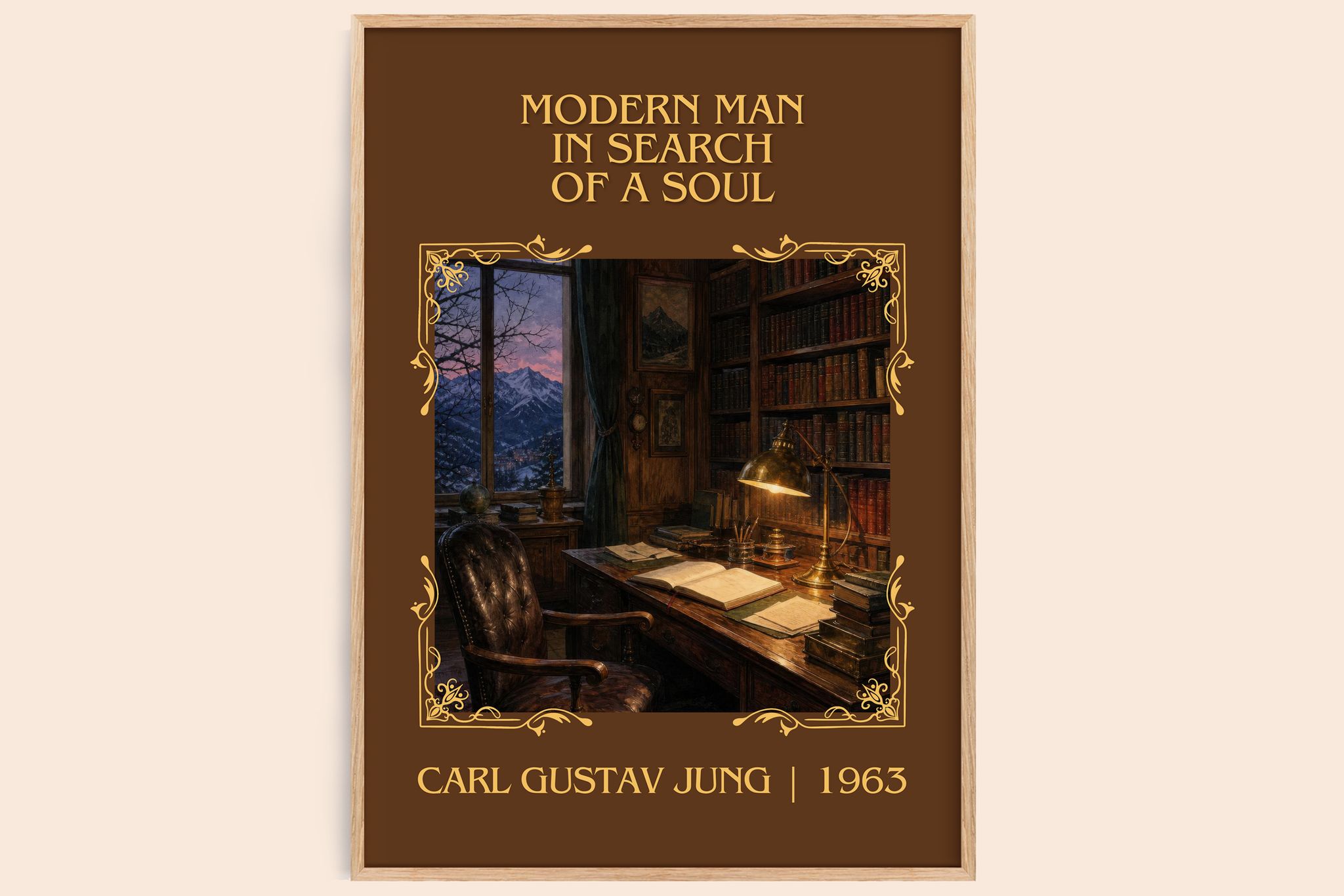 Modern man in search of a soul Classic Book Art Print by C. Jung