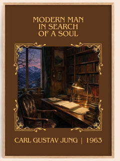 Modern man in search of a soul Classic Book Art Print by C. Jung – book poster