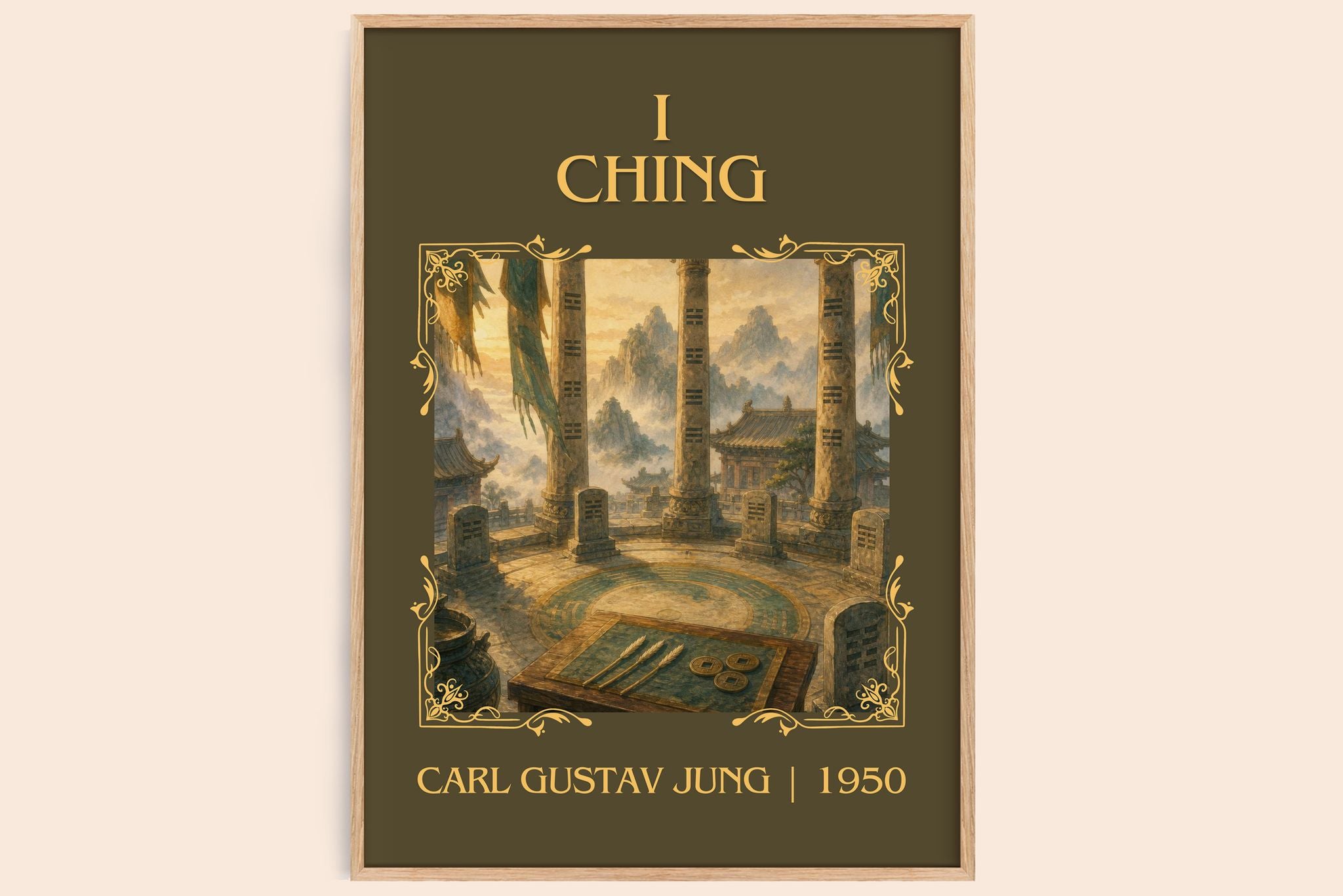 I Ching Classic Book Art Print by Carl Gustav Jung