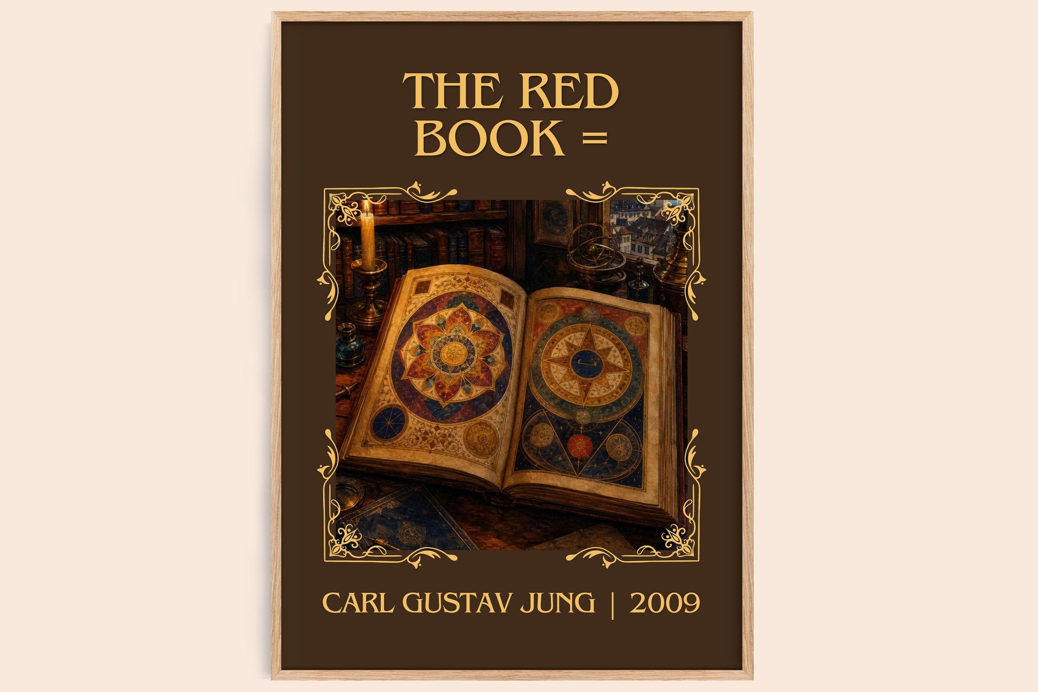 The red book = Classic Book Art Print by Carl Gustav Jung