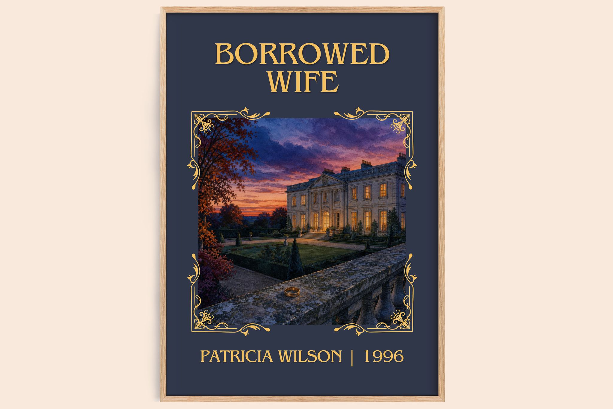 Borrowed Wife Classic Book Art Print by Patricia Wilson
