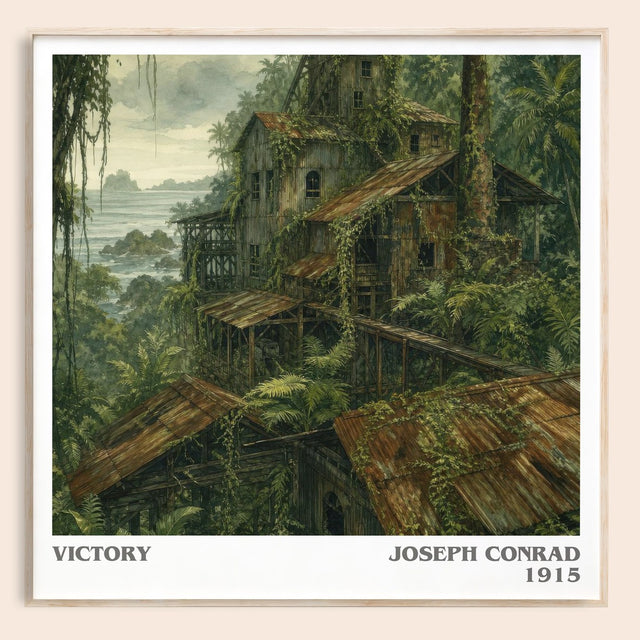 Victory Literary Art Print by Joseph Conrad