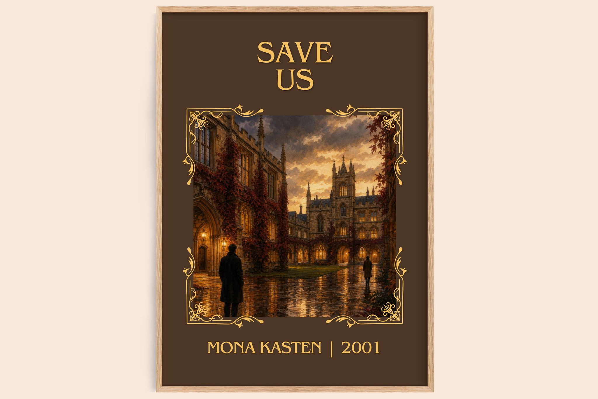 Save Us Classic Book Art Print by Mona Kasten