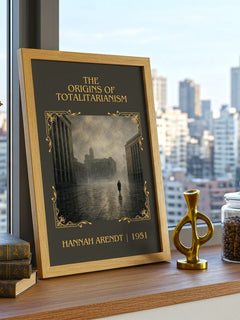 The Origins of Totalitarianism Classic Book Art Print by Hannah Arendt – image 3