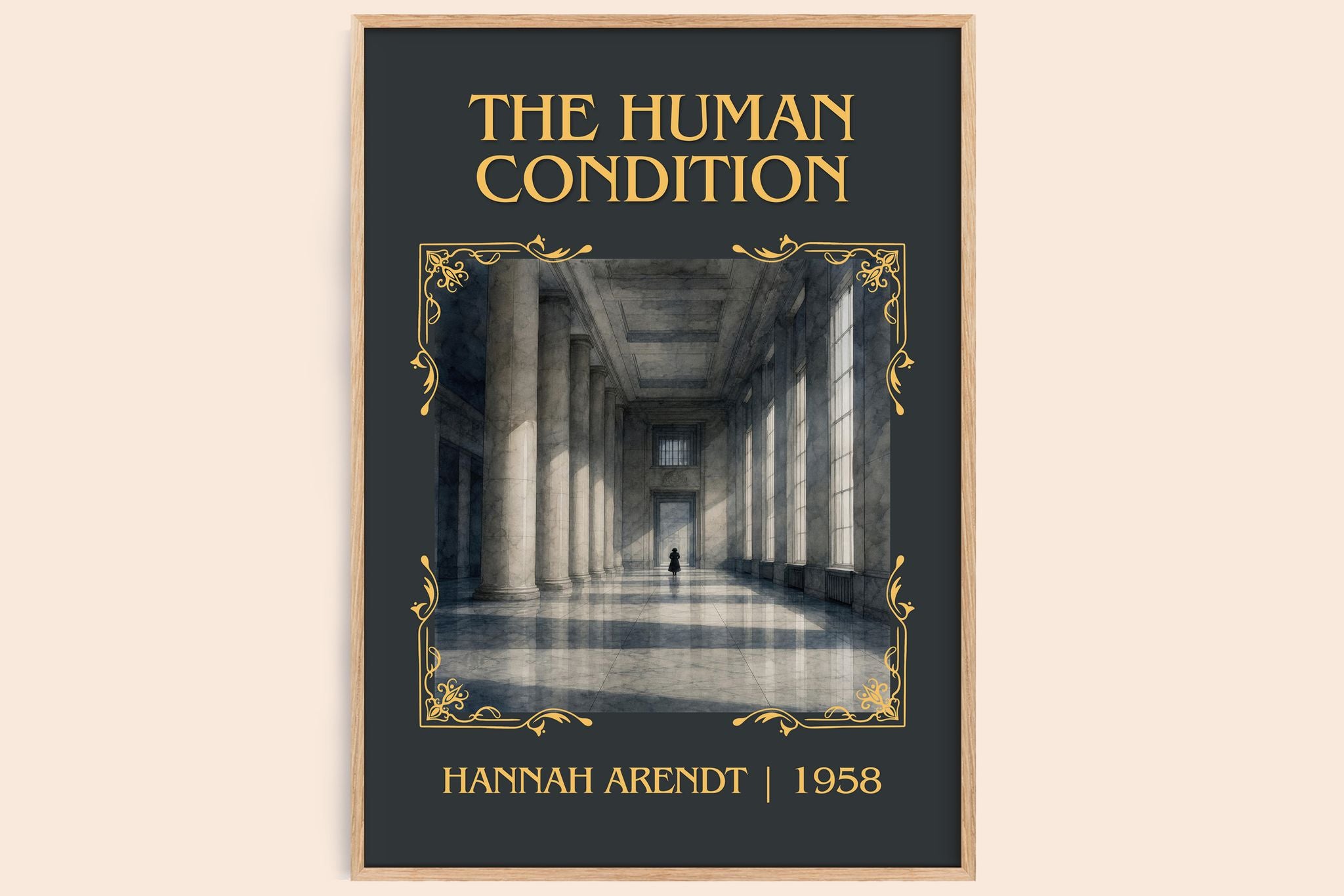 The Human Condition Classic Book Art Print by Hannah Arendt