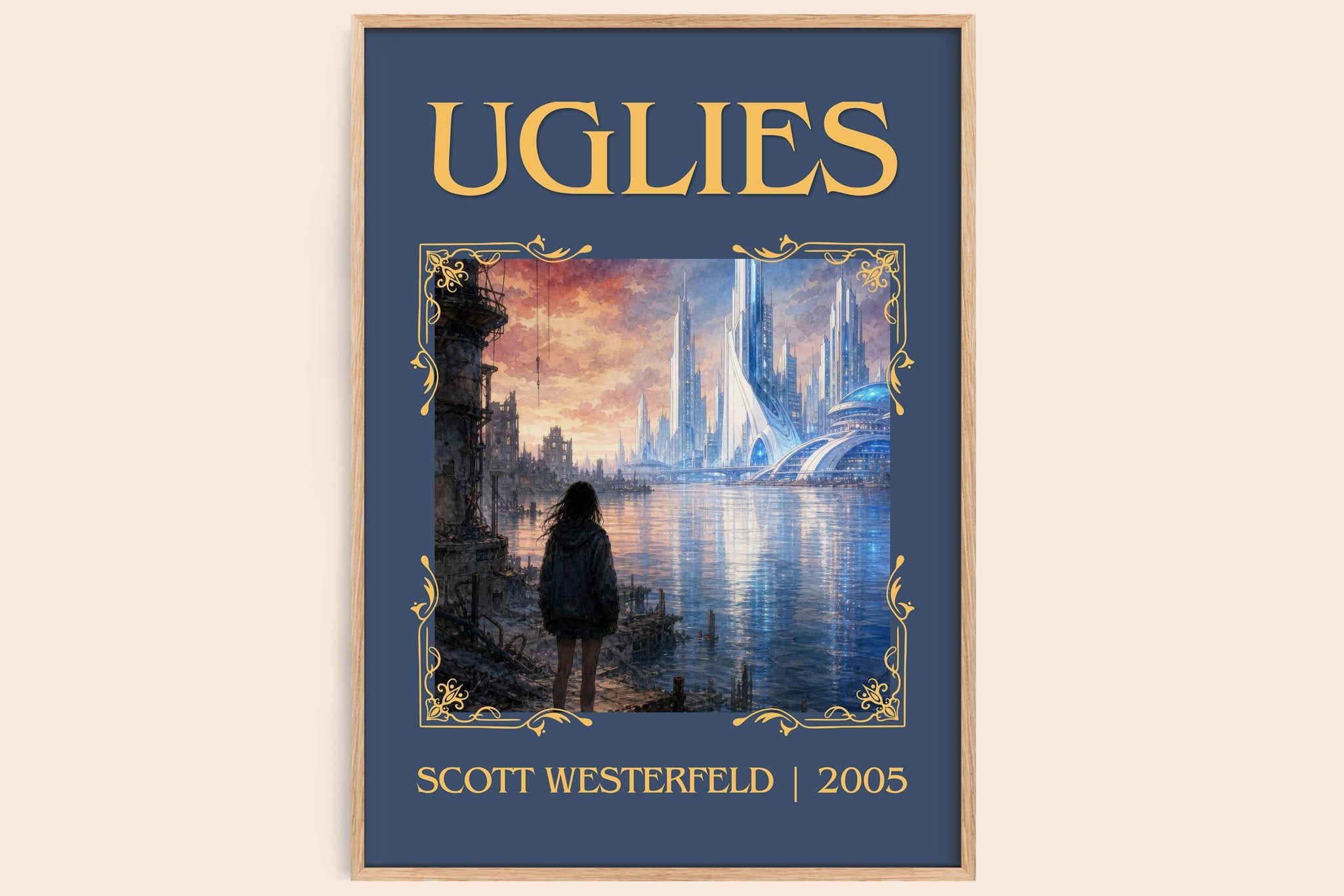 Uglies Classic Book Art Print by Scott Westerfeld