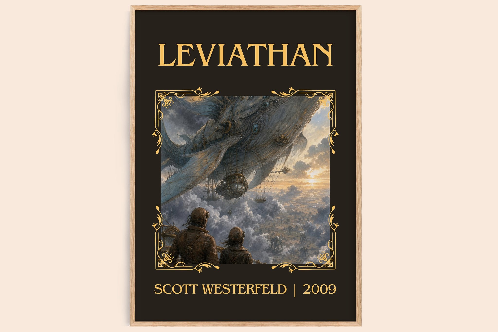 Leviathan Classic Book Art Print by Scott Westerfeld