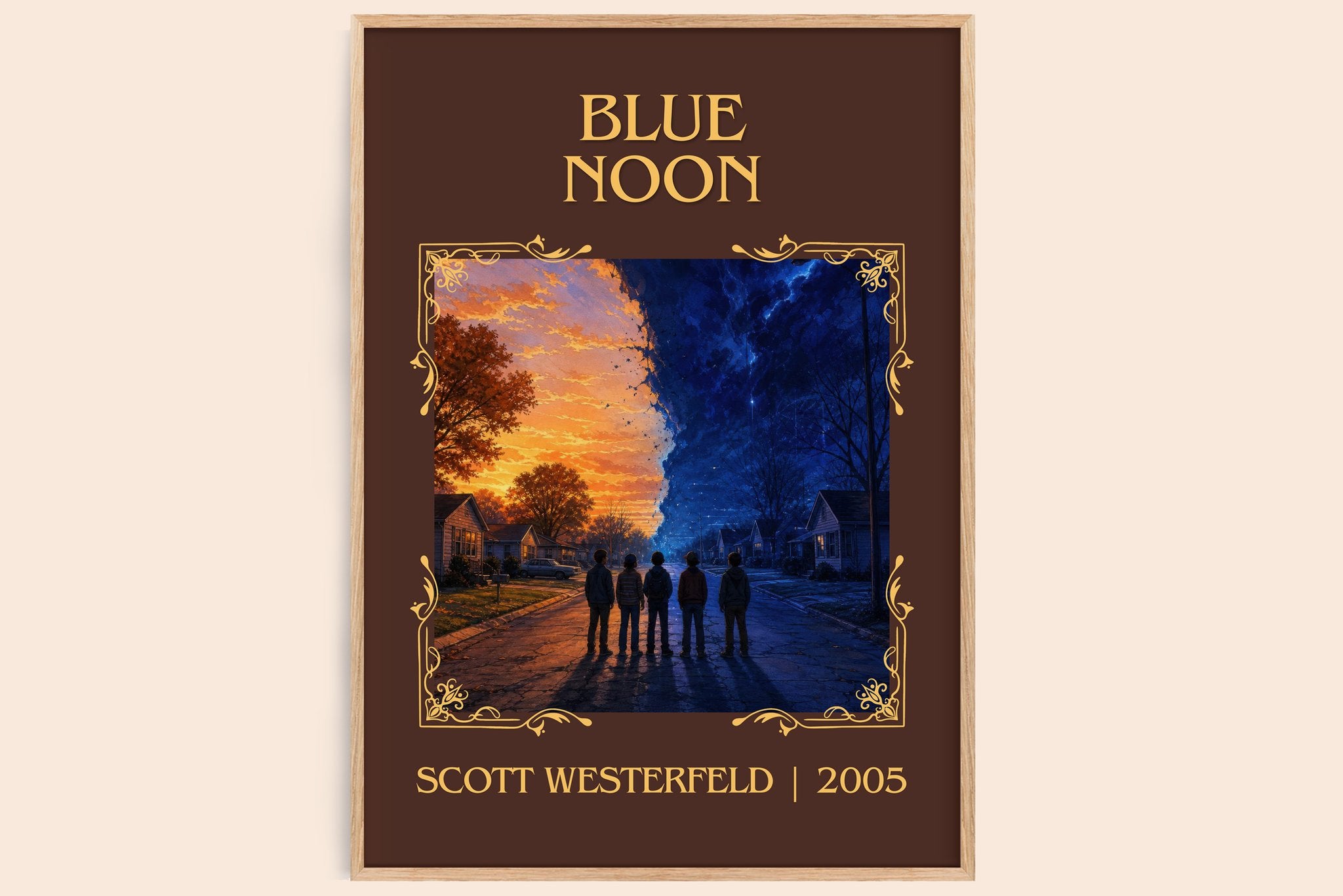 Blue Noon Classic Book Art Print by Scott Westerfeld