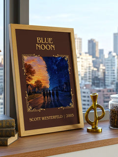 Blue Noon Classic Book Art Print by Scott Westerfeld – image 3