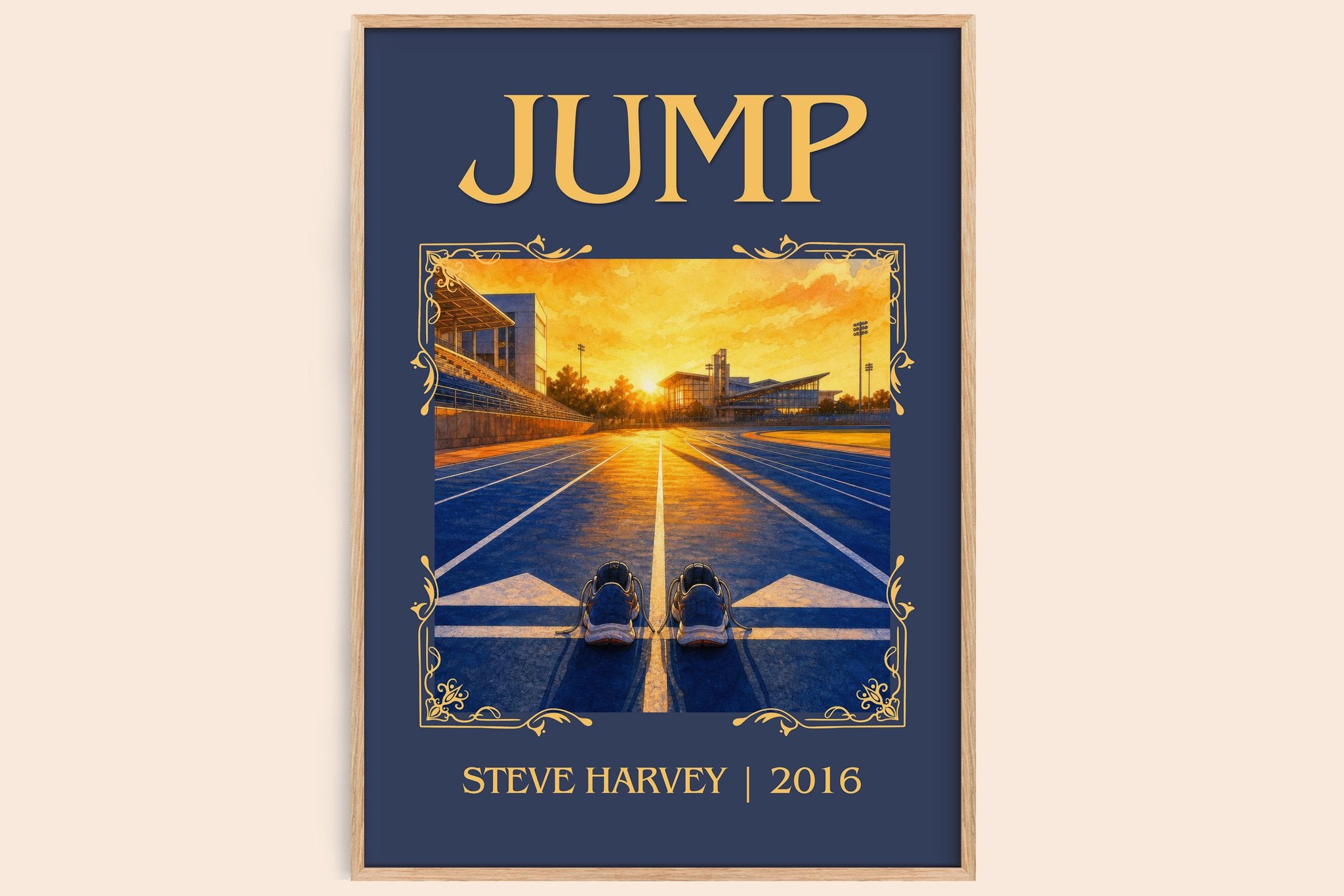 Jump Classic Book Art Print by Steve Harvey