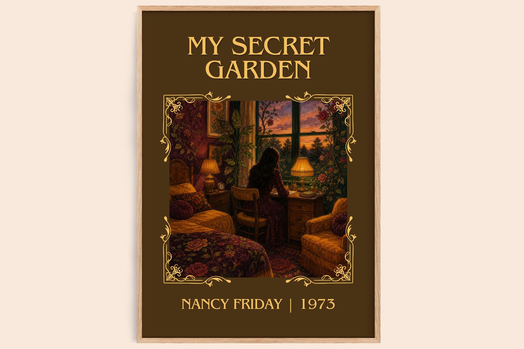 My Secret Garden Classic Book Art Print by Nancy Friday