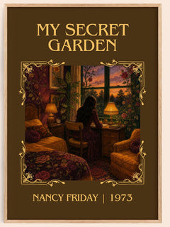 My Secret Garden Classic Book Art Print by Nancy Friday – book poster