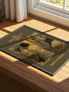 My Mother/My self Classic Book Art Print by Nancy Friday – print on a sunlit desk
