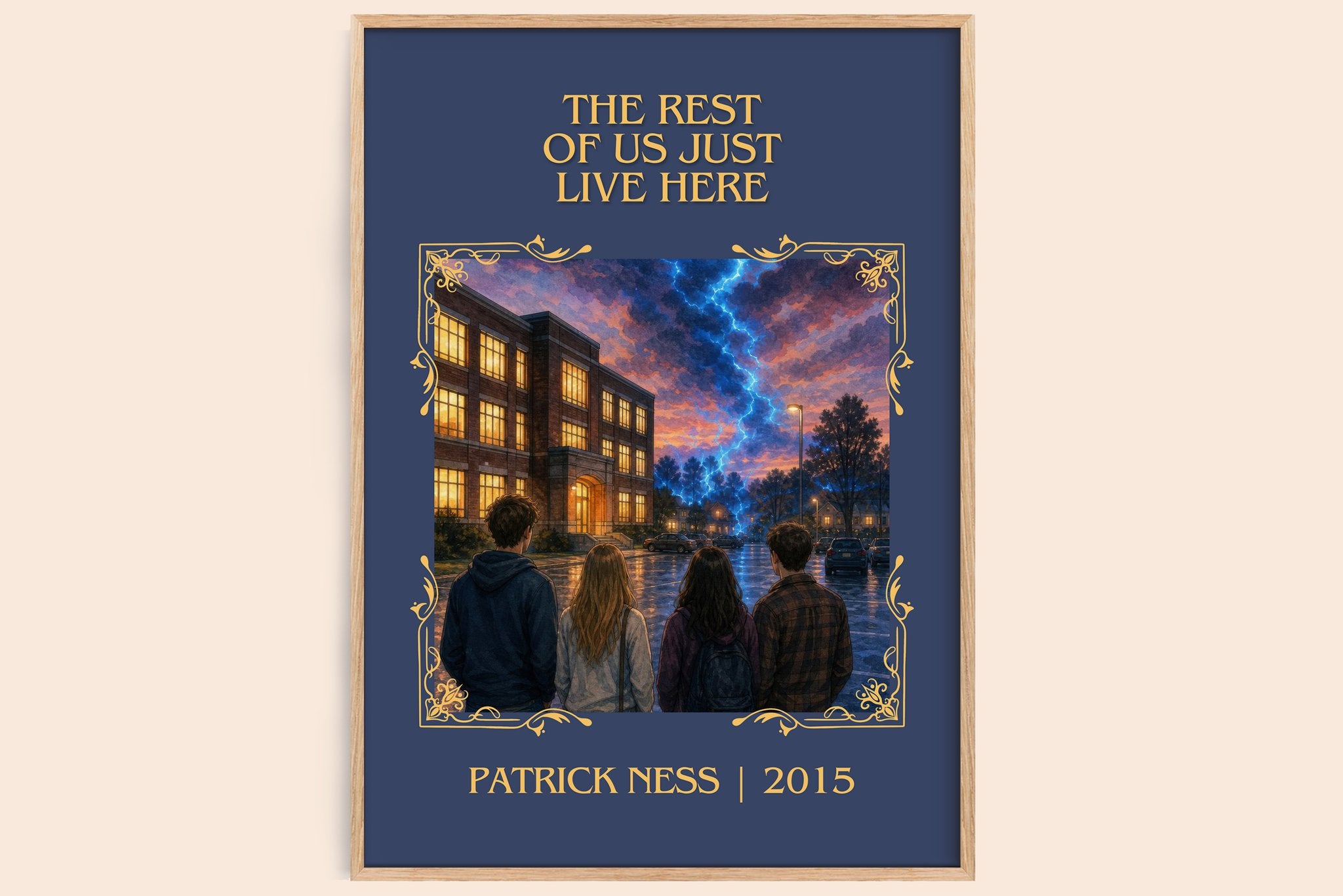 The rest of us just live here Classic Book Art Print by Patrick Ness