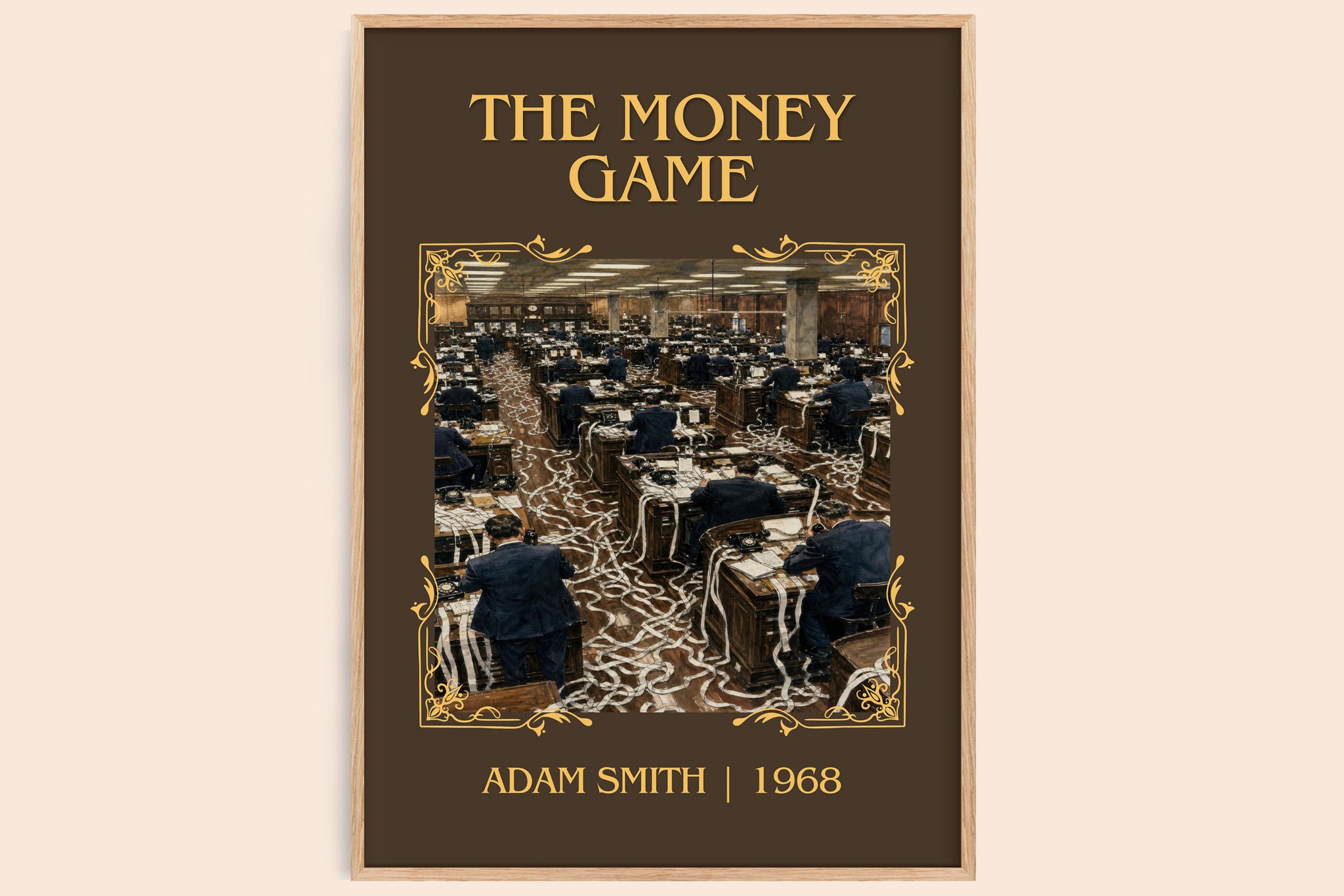 The money game Classic Book Art Print by Adam Smith