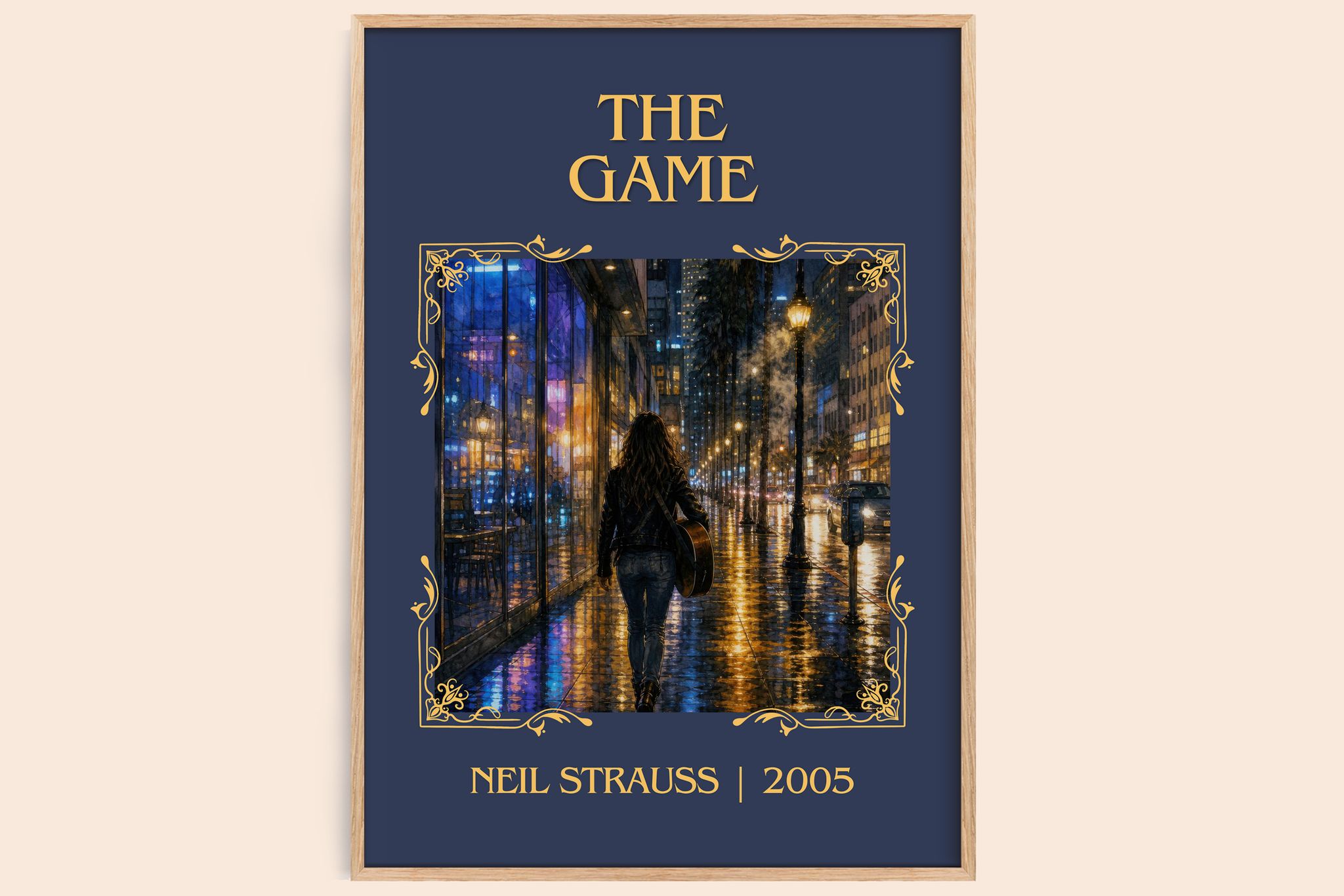 The Game Classic Book Art Print by Neil Strauss