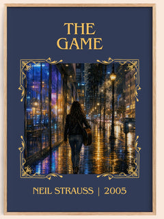 The Game Classic Book Art Print by Neil Strauss – book poster