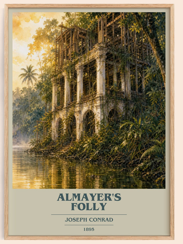 Almayer'S Folly Book Cover Poster by Joseph Conrad
