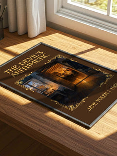 The devil's arithmetic Classic Book Art Print by Jane Yolen – print on a sunlit desk