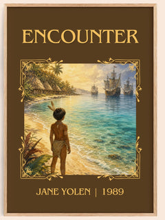 Encounter Classic Book Art Print by Jane Yolen – book poster