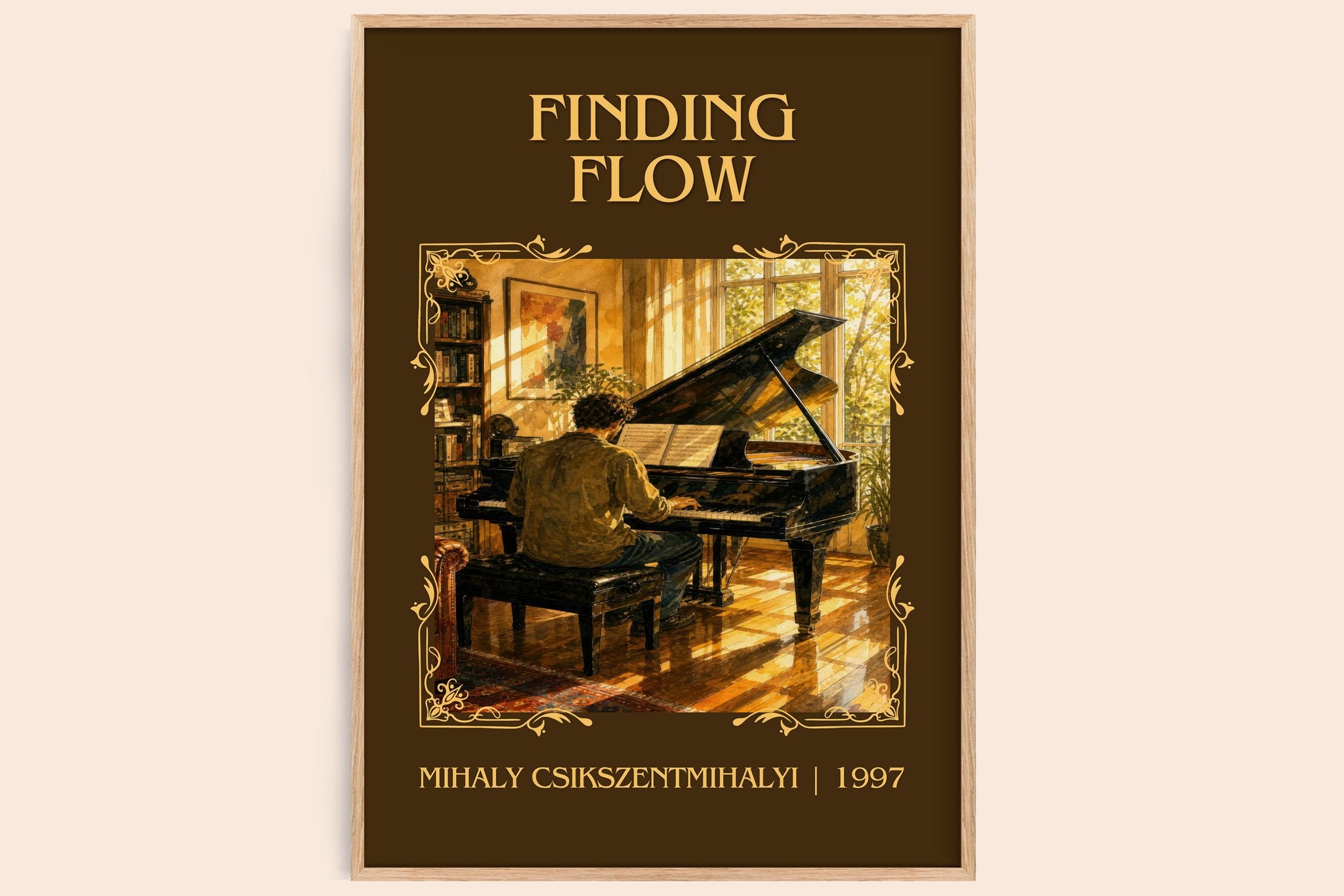 Finding flow Classic Book Art Print by Mihaly Csikszentmihalyi