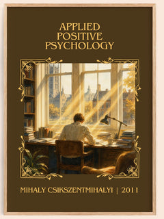 Applied positive psychology Classic Book Art Print – M. – image 1