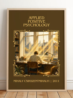 Applied positive psychology Classic Book Art Print – M. – image 2