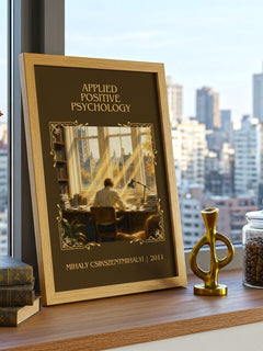 Applied positive psychology Classic Book Art Print – M. – image 3
