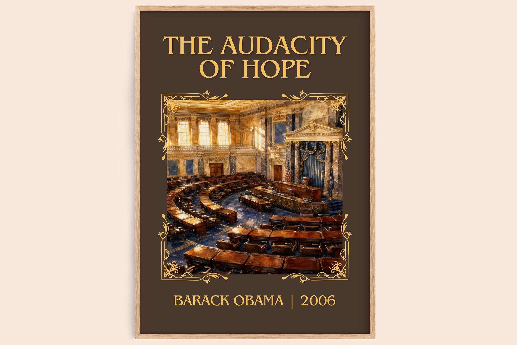 The Audacity of Hope Classic Book Art Print by Barack Obama